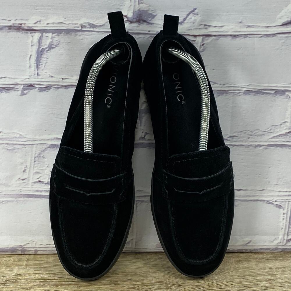 Vionic Uptown Loafer Black Suede - Picture 8 of 13